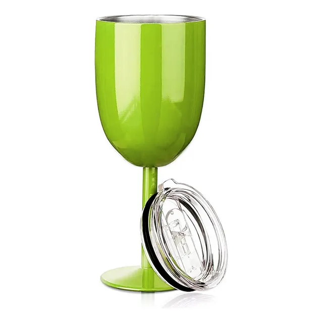 Copa Térmica Vino De Colores Con Tapa