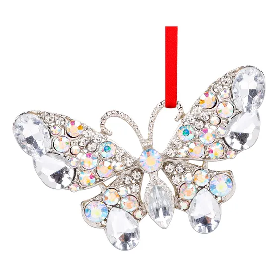 D24time Adorno Navidad Mariposa Metal 2023 Decoracion Arbol
