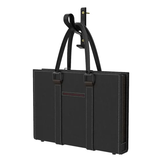 Kit 4 Suporte De Parede Para Pendurar Capacete E Acessórios Cor Preto — foto 2