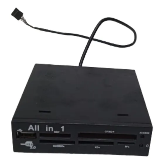 2 Lector Memorias Pc Interno Sd Micro Mini Usb Sd/mmc Usado