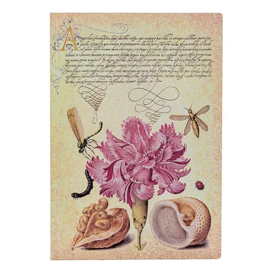 Caderno Paperblanks Flexi Pink Carnation Lined Ultra