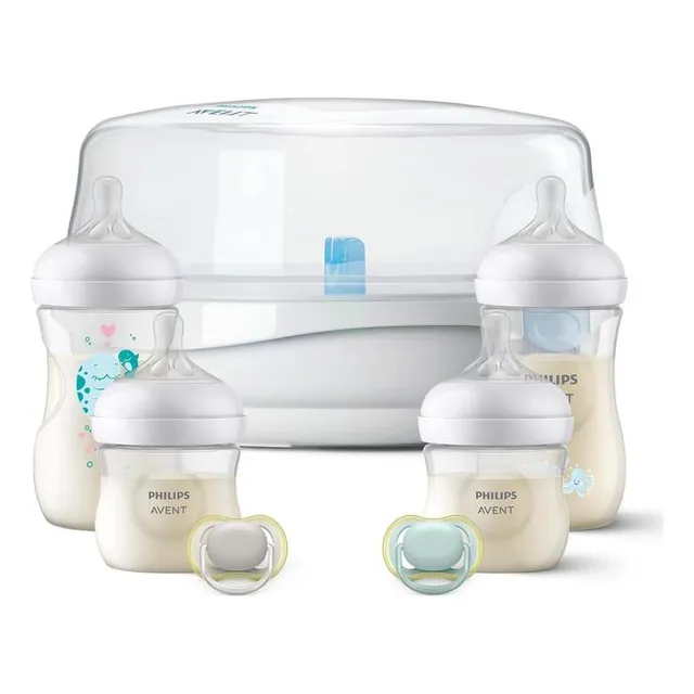 Philips Avent Set Esterilizador Microondas Con Biberones