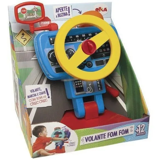 Volante Infantil Juego De Bebe Simulación Elka 