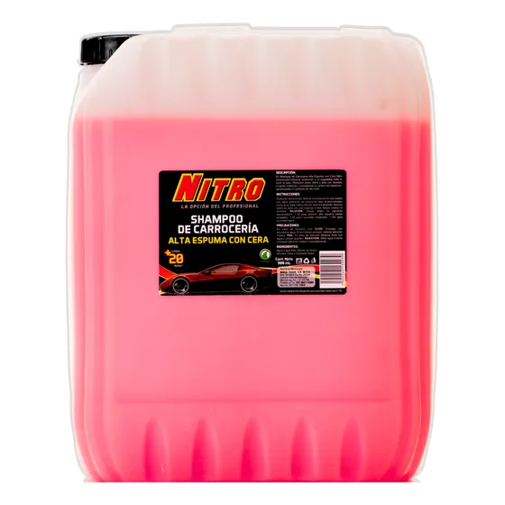 Nitro Shampoo De Carrocería Alta Espuma Y Cera De 10 Litros