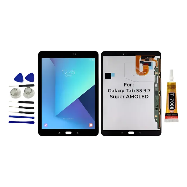 Tela Display Touch Para Galaxy Tab S3 T820 T825 T827+ Cola
