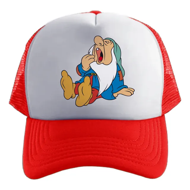 Blancanieve Enano Sleepy Dormilon Gorra Friki Tu Eres #1 Rojo Talle Único Regulable Blancanieve Enano Sleepy Dormilon