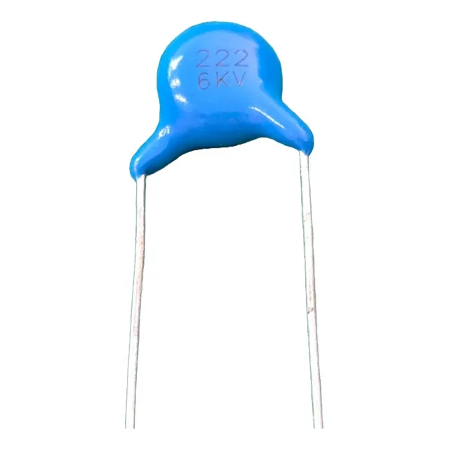 1x Capacitor Ceramico 2,2nf/6kv = 2k2/6kv = 222 6kv Epox