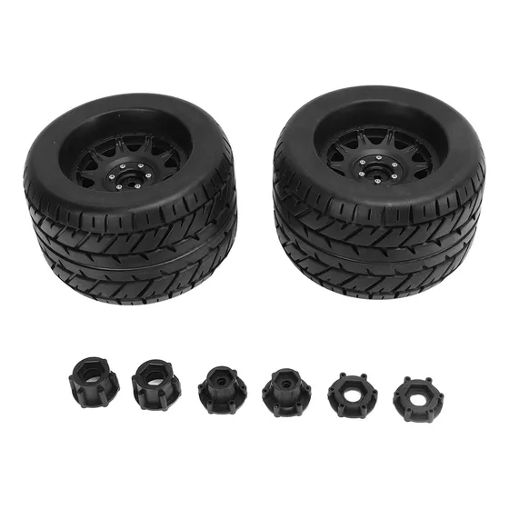 Neumáticos Para Camiones Rc De 1/8 Pulgadas, 2 Piezas, Acopl