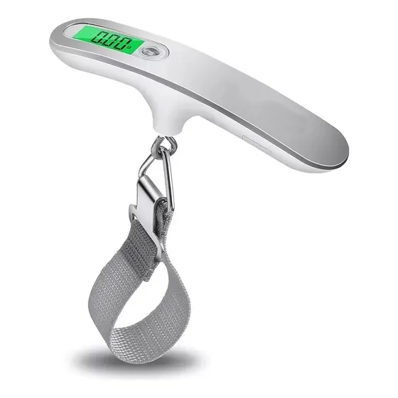 Bascula Digital Led Para Maleta 50 Kg Pesa Viaje Portatil