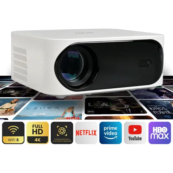 Proyector Portatil Smart Orion 12000lm WiFi BT Android LEVO