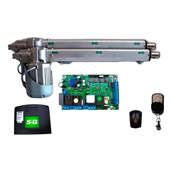 Kit De Automatizacion Pivus Combat 1/4hp Seg + Kit  De Cable