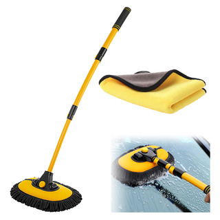Cepillo Para Lavar Carros, Limpieza Para Auto Con Mango Cepillo Para Lavar Carros, Limpieza Para Auto Con Mango
