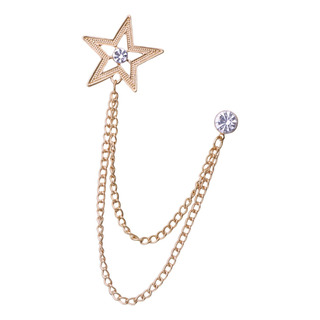 Traje De Hombre Collar Estrella Broche Solapa Pin Accesorio Traje De Hombre Collar Estrella Broche Solapa Pin Accesorio