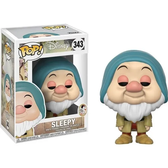 Sleepy Enano Funko Pop Blanca Nieves 343 Snow White Dormilon
