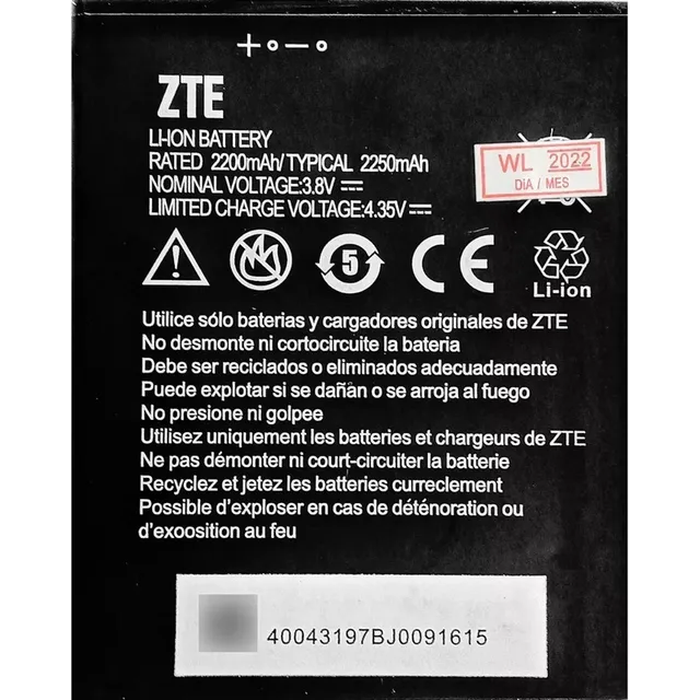 Bateria Zte Blade Z852 Cricket / Fanfare 3 Tienda Fisica