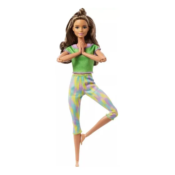 Barbie boneca Made To Move Morena Mattel