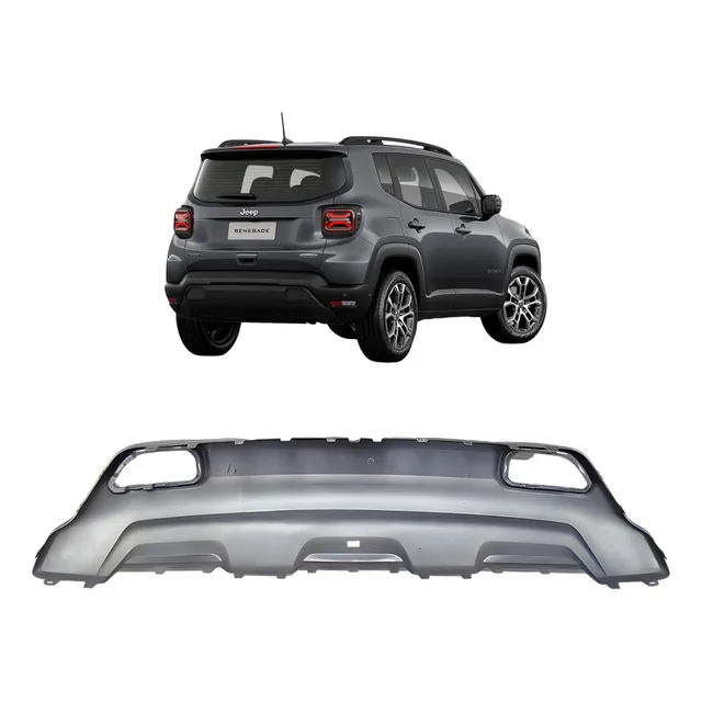 Spoiler Acabamento Parachoque Traseiro Jeep Renegade 2023
