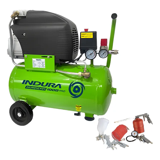 Compresor Huracán 1000 Pro 24l + 5 Color Verde Fase eléctrica Monofásica