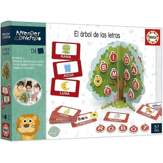 Puzzle Aprender El Arbol De Las Letras Rompecabezas Educa Ax