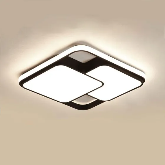 Luminária De Led Sobrepor Quadrada 32w Moderna 3 Em 1 Bivolt