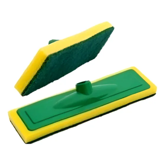 Kit 10 Refil Rodoesponja Esfregão Abrasivo Lava Piso Azulejo