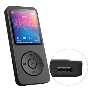 Portable Mp3 Player 1.8 Inch Walkmen Type-c Bluetooth 5.4 Portable Mp3 Player 1.8 Inch Walkmen Type-c Bluetooth 5.4