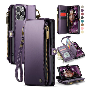 Funda Wallet Defense Compatible Con iPhone 12 Pro Max, Color Morado Funda Wallet Defense Compatible Con iPhone 12 Pro Max, Color Morado