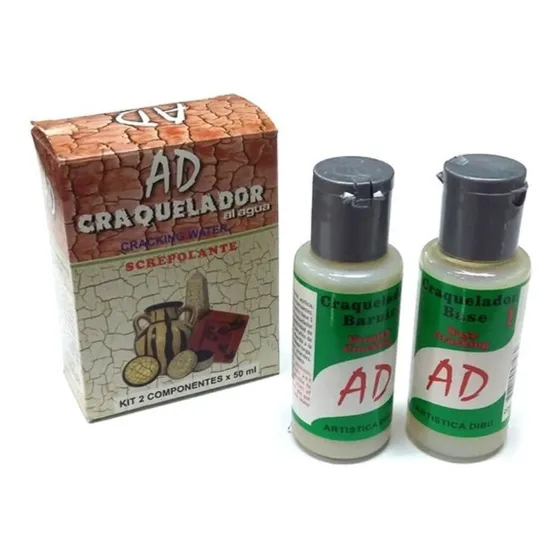 Craquelador Ad Al Agua Kit 2 Componentes