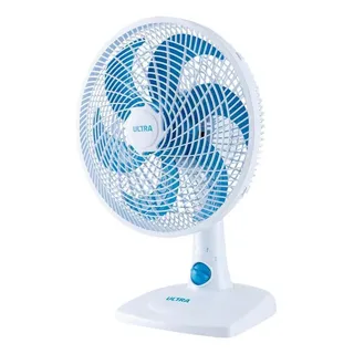Ventilador De Mesa Ultra V-ut-30-01 30cm 6 Pás Branco Azul 30cm 220v 6