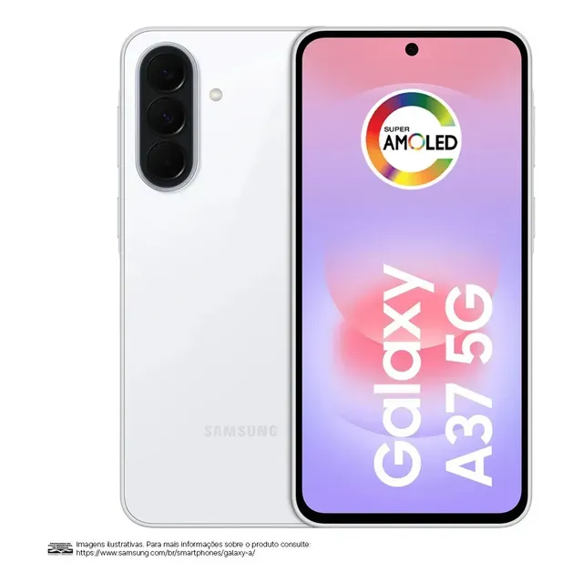 Celular Samsung Galaxy A37 5g 128gb, 6gb Ram, Câmera 50mp...