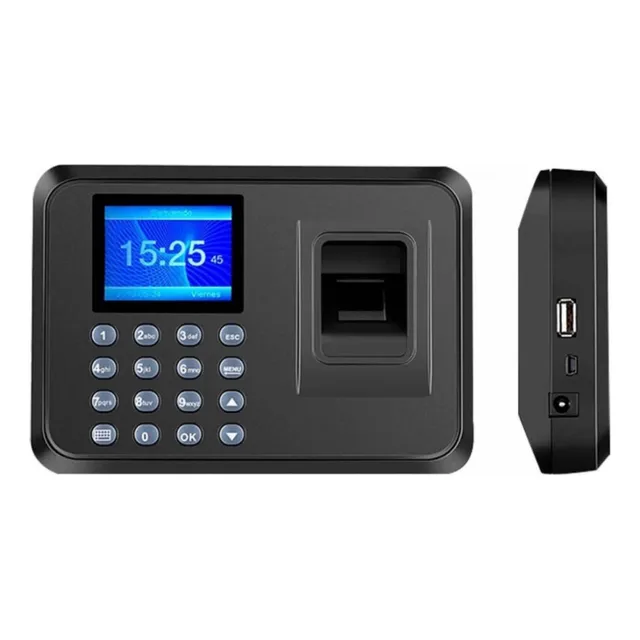 Lector Biométrico Digital Huellas Dactilares Usb Horario Asi