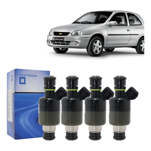 4x Bicos Injetores Corsa 1.6 8v Gasolina 1996 97 98 99 2000