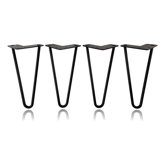 Patas Hairpin Leg, De Hierro Para Mesas 15cmx4 2 Varillas