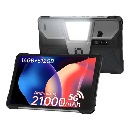 8849 Tank Pad Unihertz: Proyector Y Resistencia Ip68/ip69k Negro