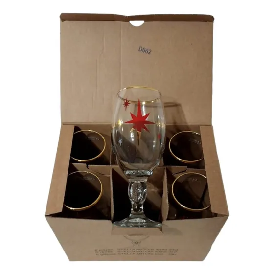 6 Copas Cerveza Stella Artois Chalice Star Edicion Limitada