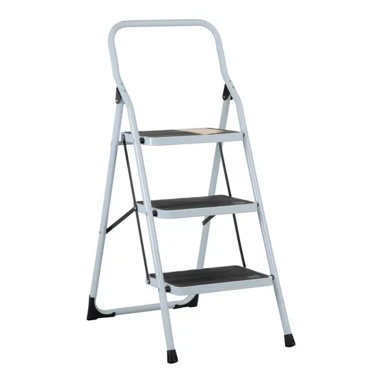 Escalera Truper Tubular Plegable, 150 Kilos 3 Peldaños 