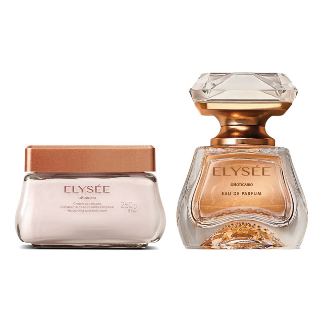 Elysée: Eau De Parfum 50ml + Creme Acetinado Corporal 250g Elysée: Eau De Parfum 50ml + Creme Acetinado Corporal 250g