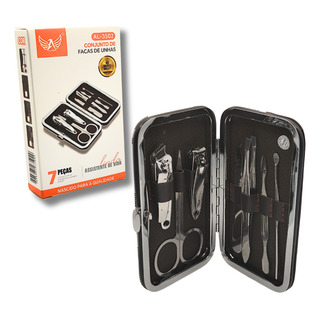 Kit De Manicure Para Unhas De 7 Peças Em Aço Inoxidável Kit De Manicure Para Unhas De 7 Peças Em Aço Inoxidável