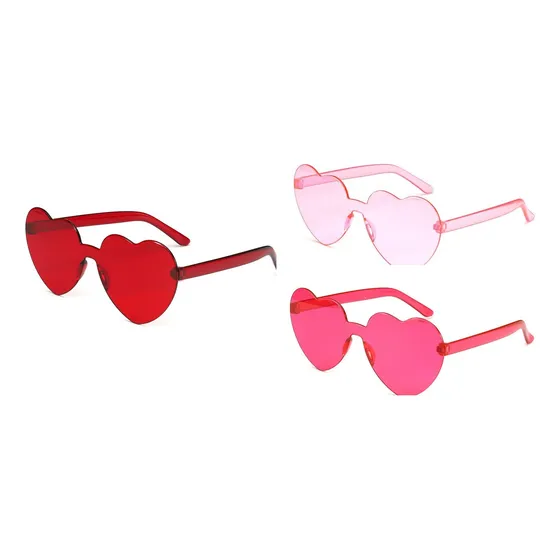 Lindos Lentes Transparente De Corazon