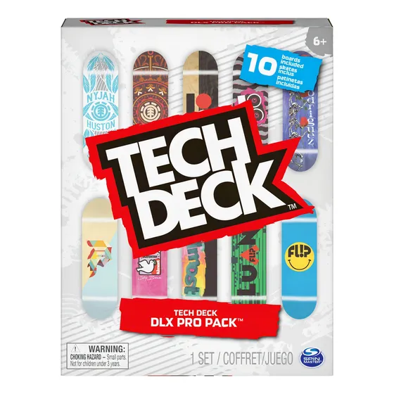 Tech Deck Dlx Pro 10-pack Fingerboards