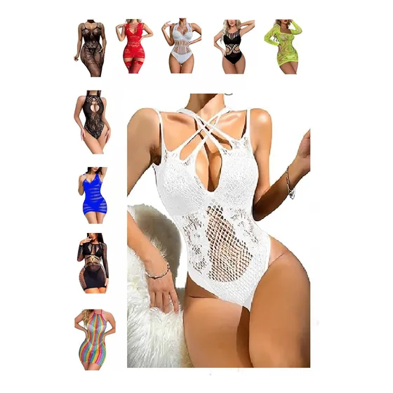 Lenceria Femenina Baby Doll Body Ropa Interior Erotica Sexy