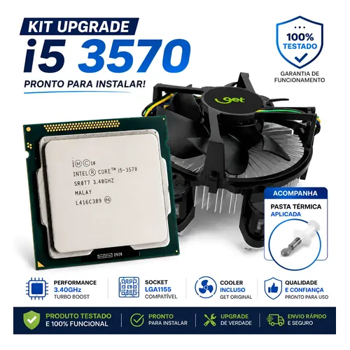 Processador Intel Core i3 8100 8ª Geração 3.4GHz 4 Núcleos LGA