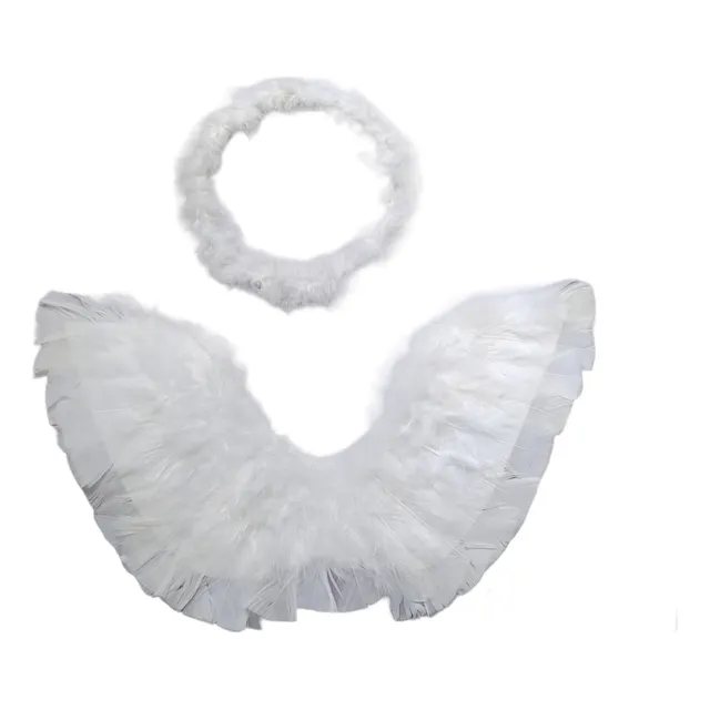 Alas De Angel Para Bebe Plumas Blancas