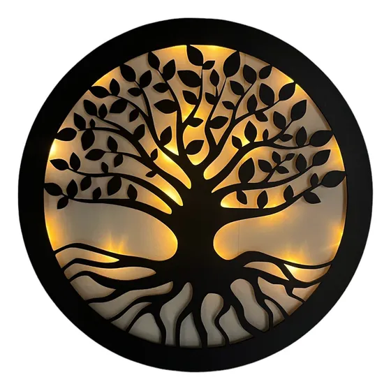 Cuadro Árbol De La Vida Luz Cálida