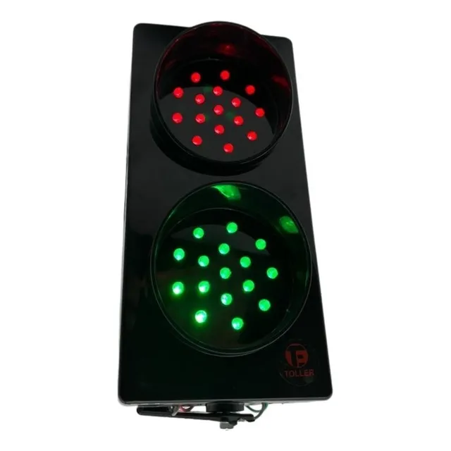 Sinalizador Toller Semaforo P Cancelas E Portões 16 Leds 12v