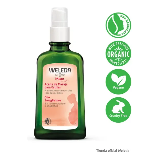 Aceite De Masaje Natural Para Estrías Weleda 100ml
