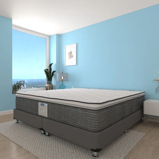 Colchón king size Restonic tecnologia fresh foam de alta densidad