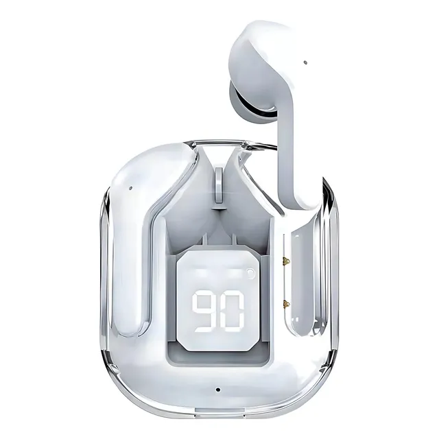 Mini Fone De Ouvido S/ Fio Bluetooth Touch Display Led Tws