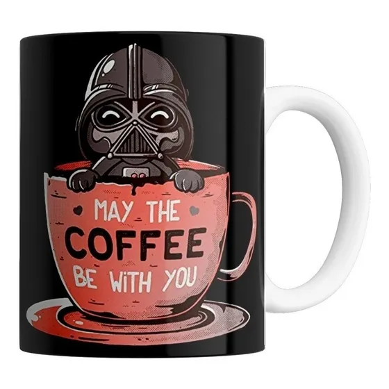 Taza - Tazón De Cerámica - Star Wars (darth Vader Coffee)