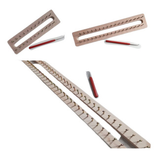 Pack 3 Telares De Madera Con Ganchos (19, 29 Y 59 Cm) Pack 3 Telares De Madera Con Ganchos (19, 29 Y 59 Cm)